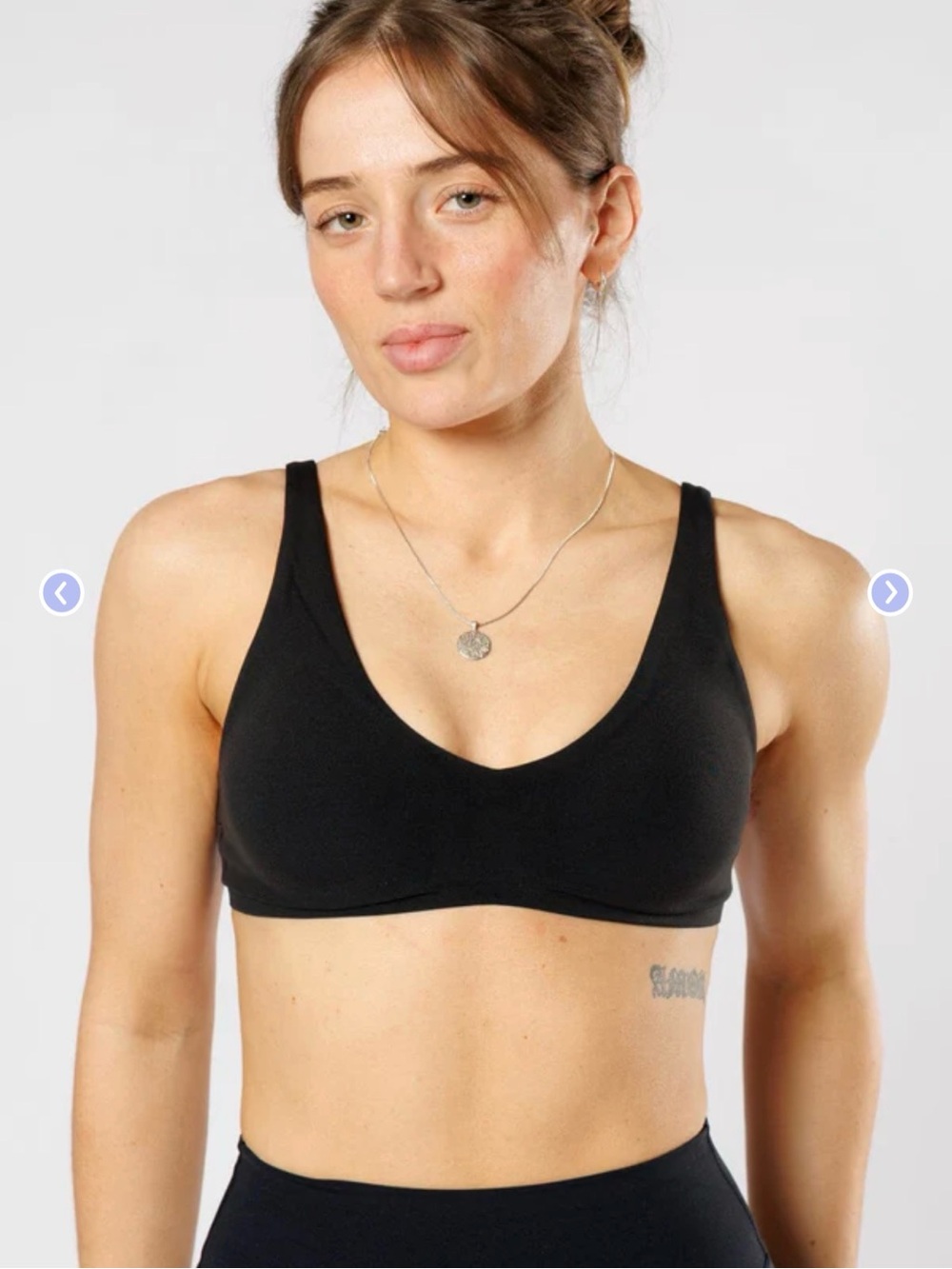 PARAGON Black formlux curve sculpt sports bra